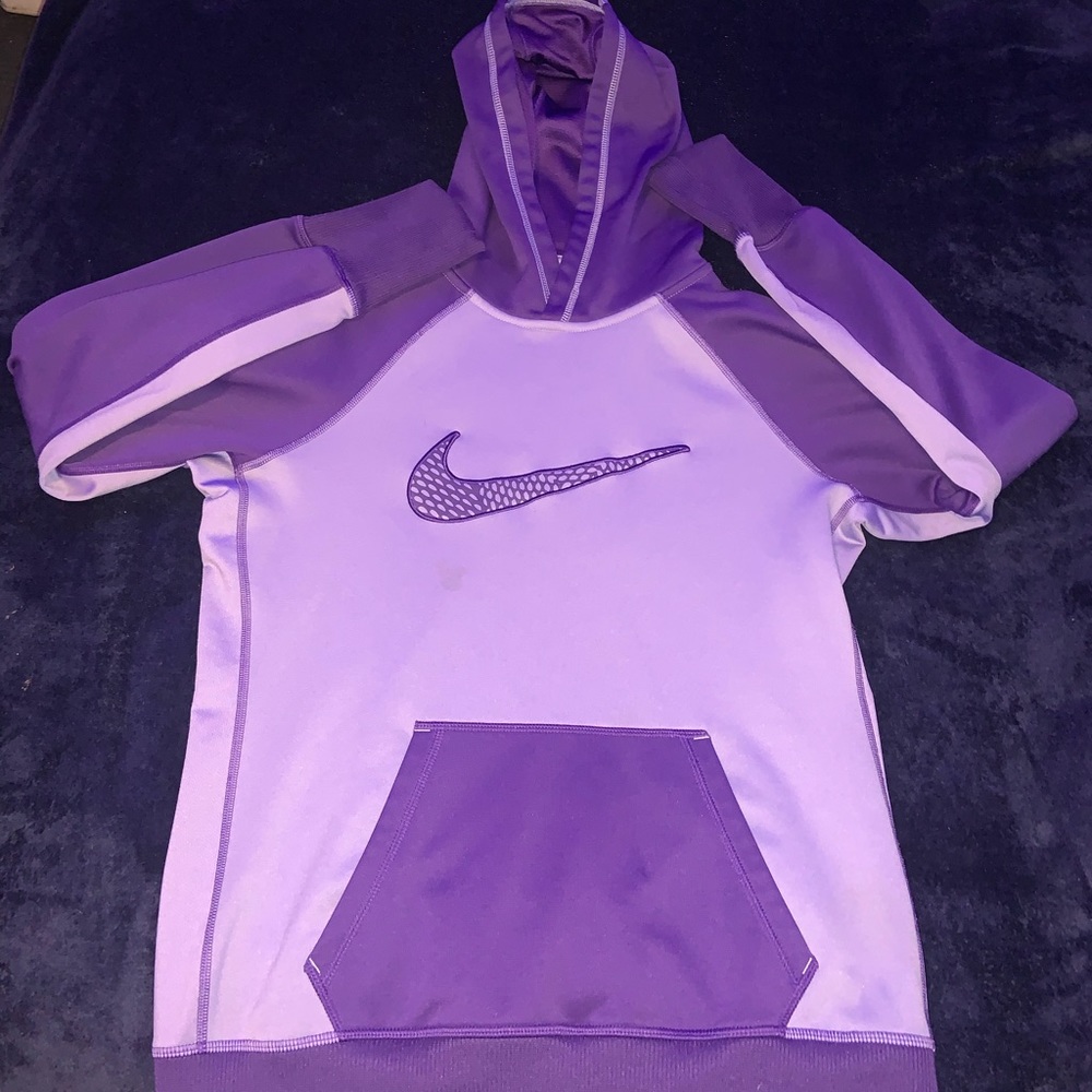 Nike Purple Therma Fir Hoodie